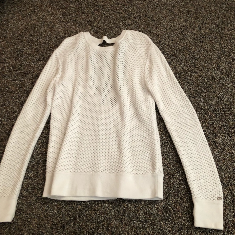Calia athletic sweater! Open back!